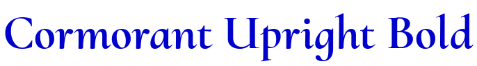 Cormorant Upright Bold フォント
